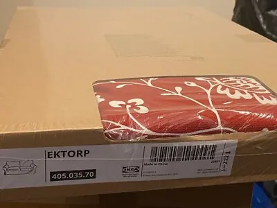 Brand New Ikea EKTORP Cover For 2-seat Sofa Virestad Red/white405.035.70 • £149.99