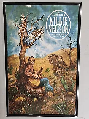 Willie Nelson 1972 Austin Concert Poster 11 X 17 Framed • $21.99