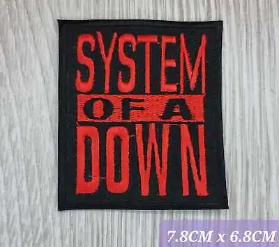£2.95 • Buy System Of A Down Patch Embroidered Iron On Or Sew On Badge