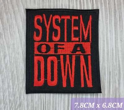 £2.95 • Buy System Of A Down Patch Embroidered Iron On Or Sew On Badge
