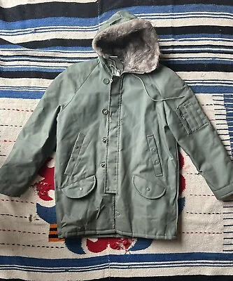 Vintage 70s/80s Warm Wear By Nesco Military Style Parka Jacket Size M • $19.99