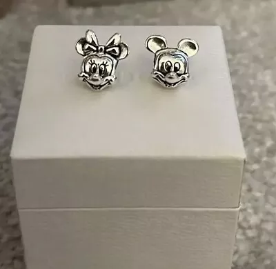 Pandora Disney Mickey And Minnie Mouse Charms S925 Ale Disney • £16