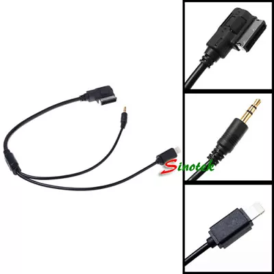 £8.39 • Buy AMI MDI MMI Mini 3.5mm AUX Cable Adaptor For IPod IPhone Audi A3 A6 A8 Q5 VW A4L