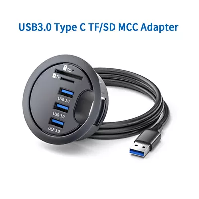 $18.26 • Buy USB Desk Hub USB3.0 HUB USB3.0 Type C TF/SD MCC Adapter For Desktop PC USB -jj
