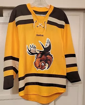 NHL Manitoba Moose Reebok Hockey Jersey Size Youth L/XL  • $37.99