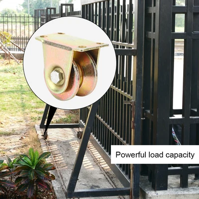 $11.07 • Buy V Groove Wheel Steel Sliding Door Track Rigid Caster Industrial Guiding Pulley