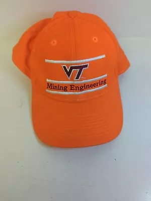 Vintage Virgina Tech Hokies Mining Engineering Orange Hat • $29.99