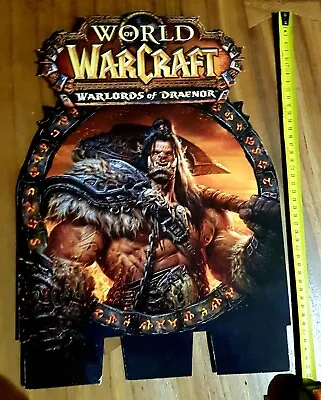 Warcraft Warlords Of Draenor Double Side Display Standee Promo Store Official • $127.30