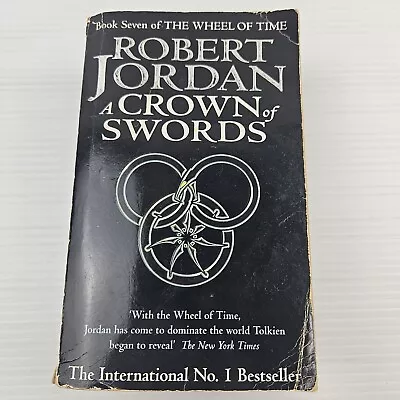 Robert Jordan: A Crown Of Swords - The Wheel Of Time #7 (PB 2002) • $19.95