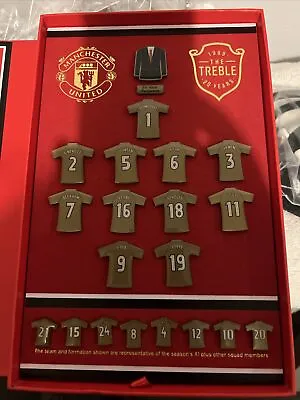 Manchester United Treble 20th Anniversary Pin Badge MUFC Man Utd Man U V Rare  • £149