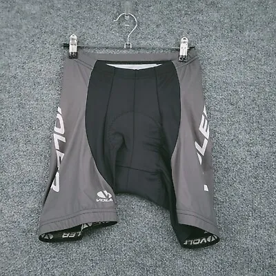 Voler Shorts Women M Medium Gray Black Cycling Color Block Padded Pull On Active • $14.99