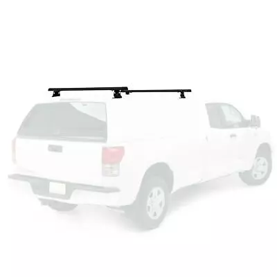 J1000 2 Bar (A285 50  CB)(no Acc) Universal Ladder Rack For Pickup Topper Black • $209.79