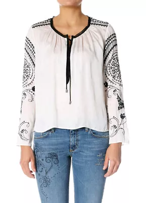 Odd Molly Women's Unconditional Blouse Light Pearl | 21544 | Size S • £30