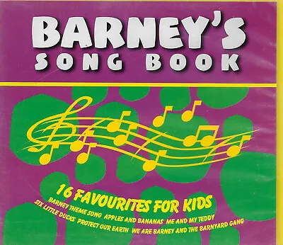 Barney's Song Book - 16 Favourites For Kids BRAND NEW SEALED MUSIC ALBUM CD • £22.30