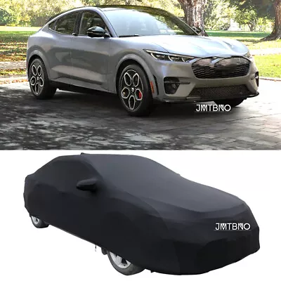 Dust Sun UV Proof Stain Stretch Full Car Cover Black For Ford Mustang GT Coupe • $149.25