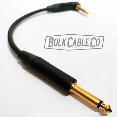 15  - Mogami 2524 Patch Cable - Neutrik Right To Straight - Gold Ends - 15 Inch • $30