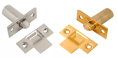 £4.19 • Buy Brass Or Nickel Adjustable Roller Catch Door Mortice Door Spring Ball Latch