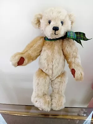 Vintage Collectable Display Merrythought Jointed Teddy Bear With Tarton Scarf • £88