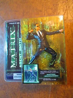 Matrix Series Two The Matrix Reloaded Agent Smith Sealed (McFarlane Toys 2003) • $15.99