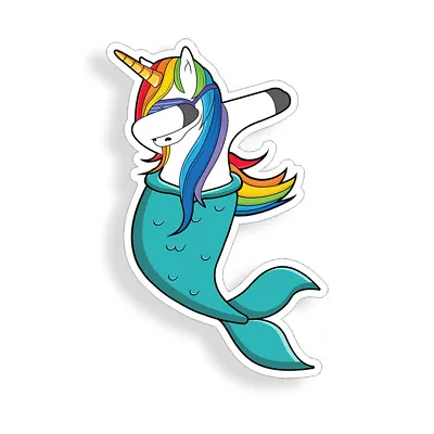 5  Unicorn Mermaid Sticker Dabbing Dab Car Vehicle Window Bumper Vinyl Decal  • $2.95