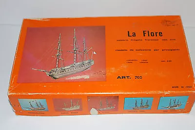 Vintage Made In Italy MANTUA MODELS LaFlore Art 760 Ship Model Kit Mm.440  • $64.95