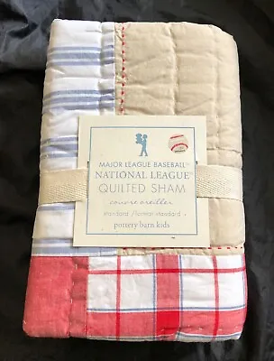 NEW Pottery Barn Kids 1 MLB National League Quilted Sham! Standard • $24.99