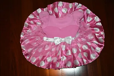 Disney Store Minnie Mouse Girls Classic Pink Dress 12-18  Months Precious • $9.95