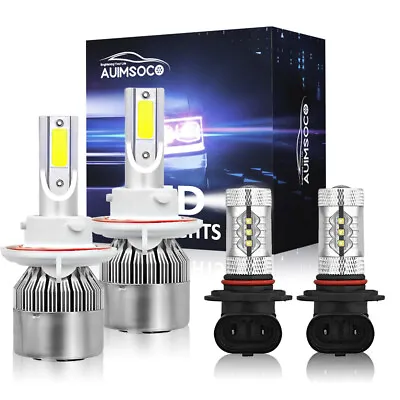 For Ford F-150 2005-2014 White LED Headlight High Low + Fog Light Bulbs Combo 4x • $28.99