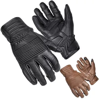 Cortech Boulevard Collective The Associate Mens Street Leather Motorcycle Gloves • $10.18