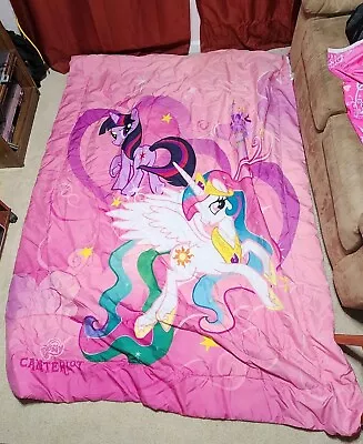 My Little Pony Canterlot Twin Comforter With Bag • $20