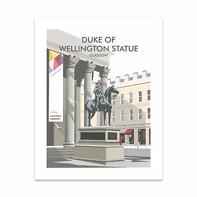 £9.99 • Buy Duke Of Wellington Statue, Glasgow 28x35cm Art Print By Dave Thompson