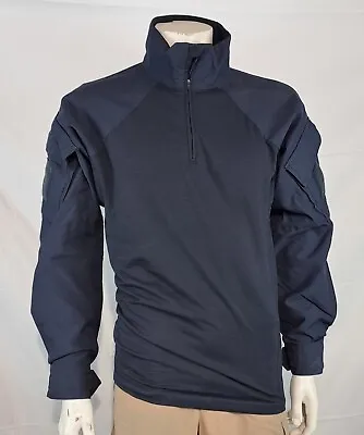 Genuine Surplus Dutch Naval Blue UBAC Shirt Cotton Blend Stretch Body Navy • £23.99