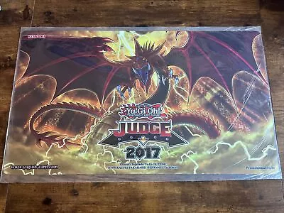 Yugioh Slifer The Sky Dragon 2017 OFFICIAL Judge Playmat New Sealed • $232.28