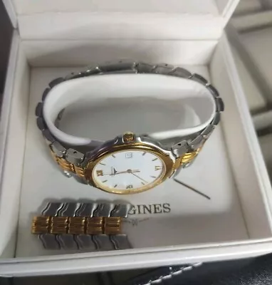 Longines Watch Flagship Watch L5.646.3 With Box.Spare Links.quick Date. Quartz • £160