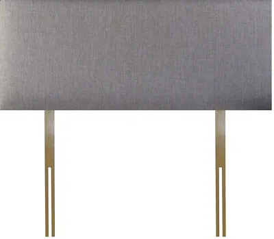 £35 • Buy New Grey Fabric Divan Headboard - Available In 20 Height 3FT 4FT 4FT6 5FT 6FT 