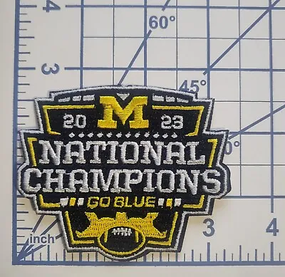 Michigan National Champions Iron On Embroidered Patch ~FREE Mailing! • $7.95