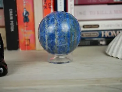 Crystal Lapis Lazuli Sphere 9oz 2.12  Lapis Lazuli Sphere • $25