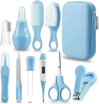 Pandaear Baby Healthcare And Grooming Kit Baby Safety Set Baby Comb Brush Fin • £13.50