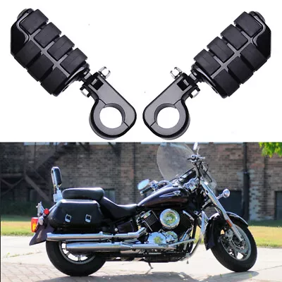 $69.89 • Buy Highway Crash Bar Foot Pegs Mount Clamps For Yamaha V-Star XVS 650 950 1100 1300