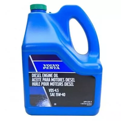 Volvo Penta Motor Oil Gallon VDS-4.5 SAE 15W-40 #23219274 • $45.15