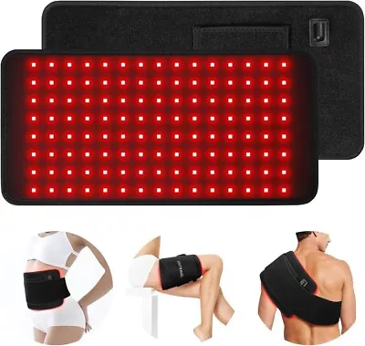 120 Led Red Light Therapy Waist Wrap Pad Belt For Pain Relief • £34.99