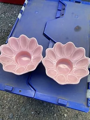 Miramar California Pottery Pink Petal Flower Bowl #825 Lot Mid Century Modern • $29.99