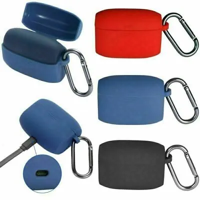 Silicone Case Cover Box Skin With Buckles For Jabra Elite Active 75t Earphones • $15.60