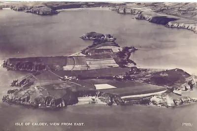 £3.95 • Buy Isle Of Caldey Nr Tenby, Pembrokeshire, Original Real Air Photo Vintage Postcard