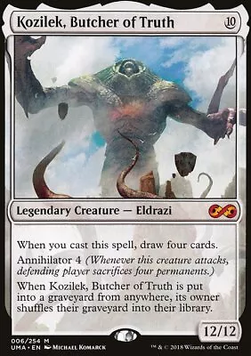 MTG Magic The Gathering Kozilek Butcher Of Truth (6/271) Ultimate Masters NM • $40.95