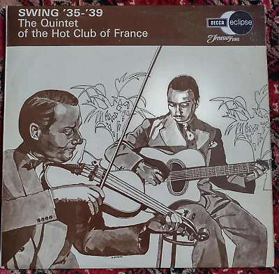 £1.50 • Buy Swing 35-39 Quintet Of Hot Club Of France LP Decca ECM2051 Jazz