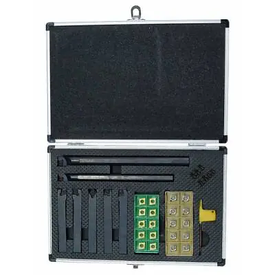 Axa Master Metal Lathe Tool Set 1/2 Turning Tools Boring Bars Ccgt Ccmt Inserts • $179.99