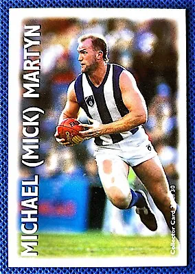 1996 Optus Vision Pro Squad Michael  Mick  Martyn North Melbourne Kangaroos Card • $6