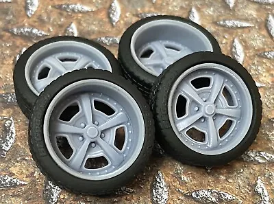 1/24 Scale: 21/20 Inch US Mags Lakester Model Car Wheels/tires. Resin; 1/25; 3D • $16.99