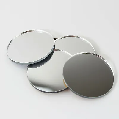 Mirror Circle / Acrylic Mirror Disc Shatter Resistant Circular Wall Decor Mirror • £3